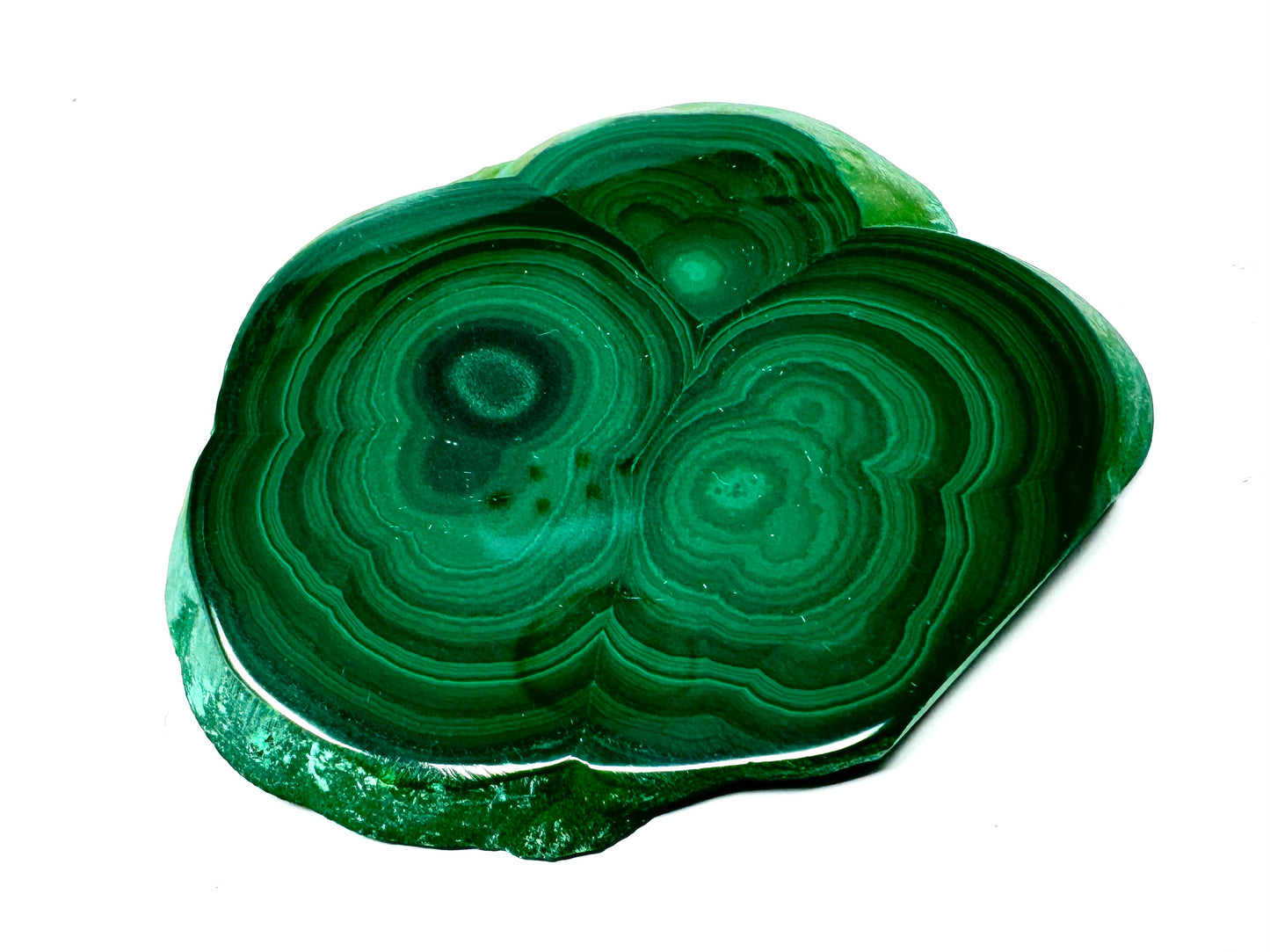 Malachite Crystal Slice 6.8cm