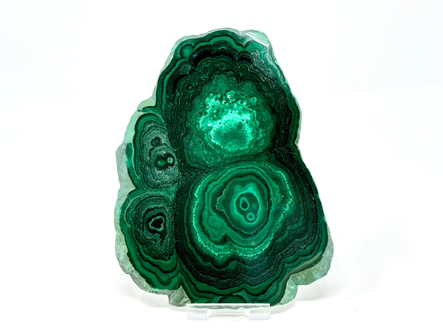 Malachite Crystal Slice Large 14.2cm