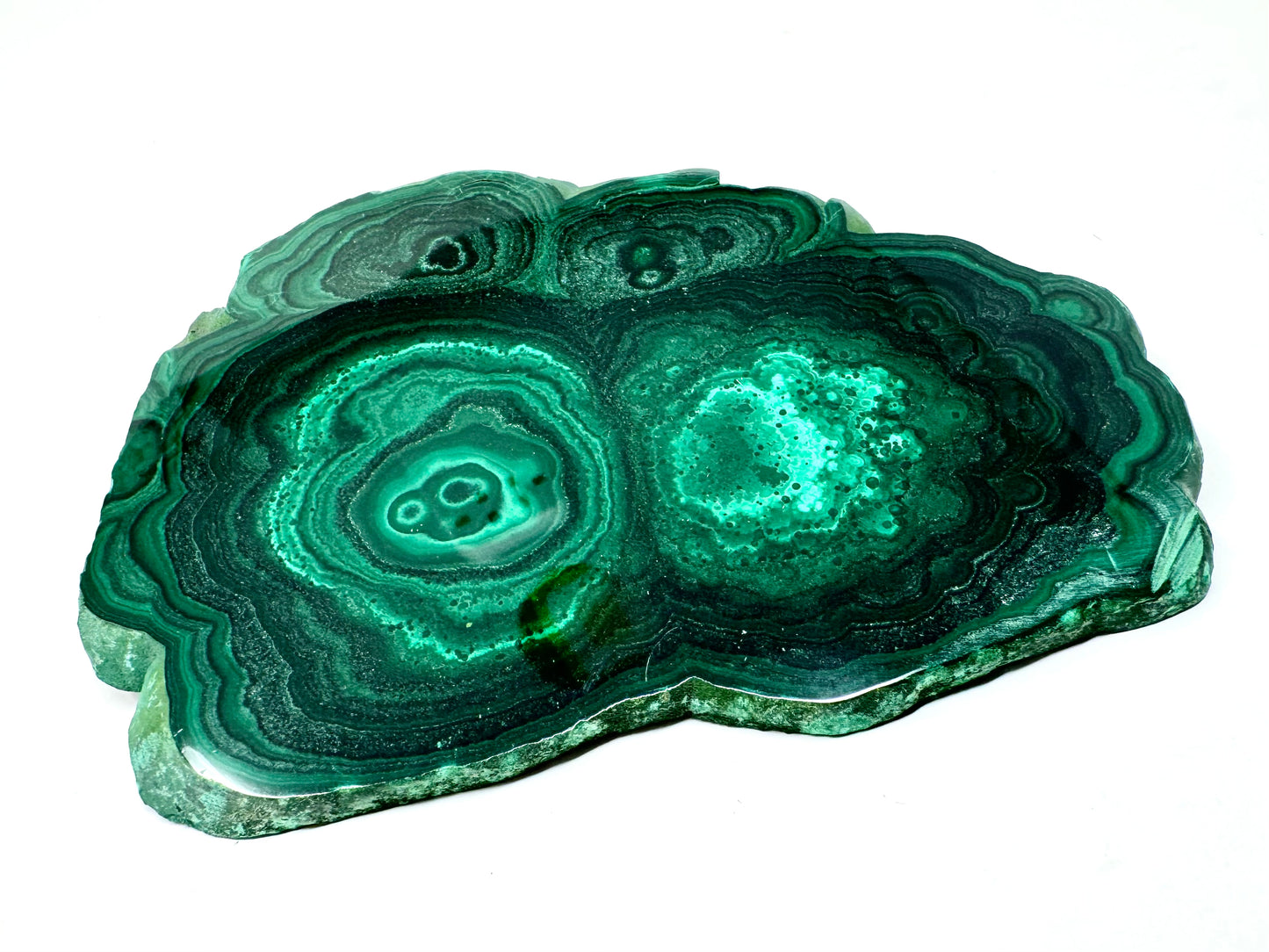 Malachite Crystal Slice Large 14.2cm