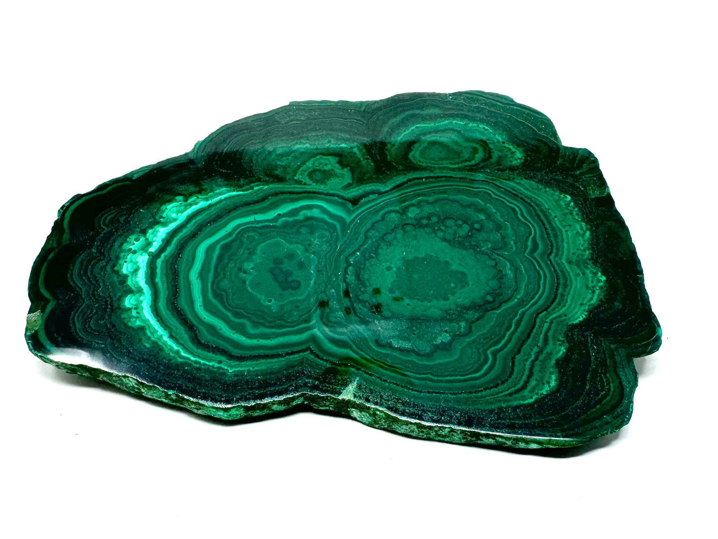 Malachite Crystal Slice Large 14.2cm