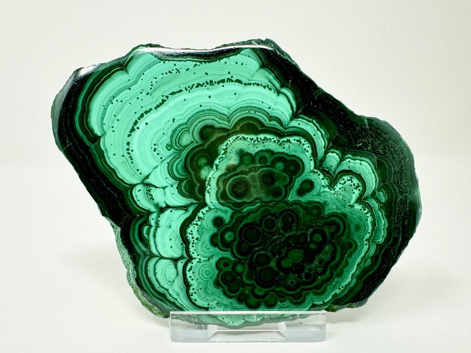 Malachite Crystal Slice 10.7cm