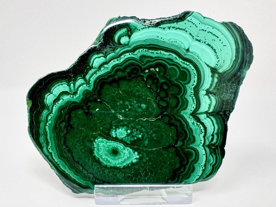 Malachite Crystal Slice 10.7cm