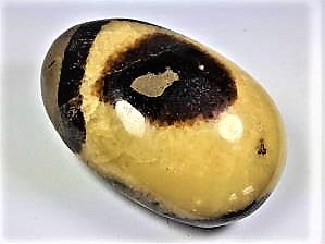 Yellow Septarian Crystal Pebble 7.8cm