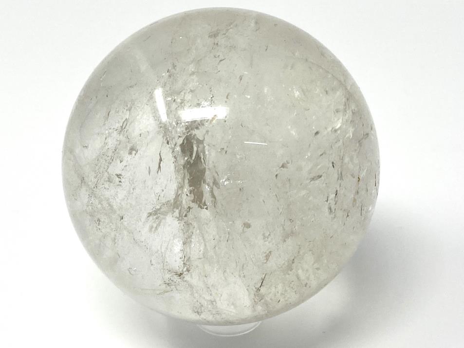 Clear Quartz Crystal Sphere with Mica Inclusions 6.4cm