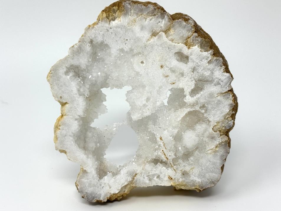 Druzy Quartz Geode Crystal Slice 13cm