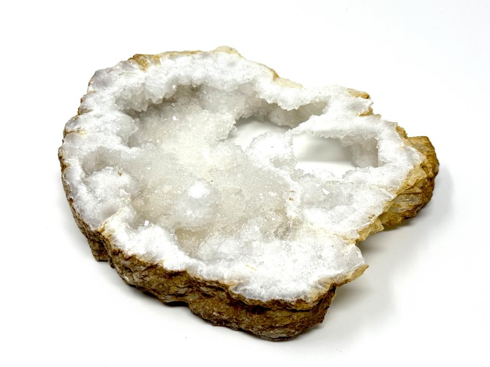 Druzy Quartz Geode Crystal Slice 13cm