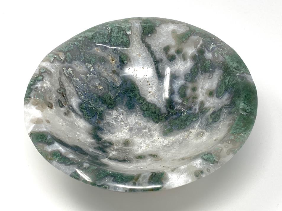 Moss Agate Crystal Bowl Large 21.4cm