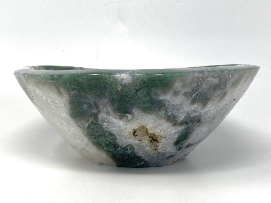 Moss Agate Crystal Bowl Large 21.4cm