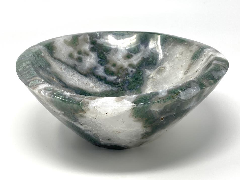 Moss Agate Crystal Bowl Large 21.4cm