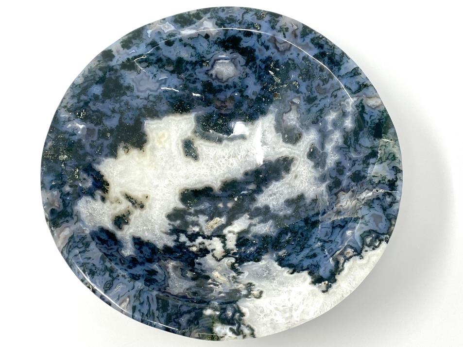 Moss Agate Crystal Bowl Large 20.5cm