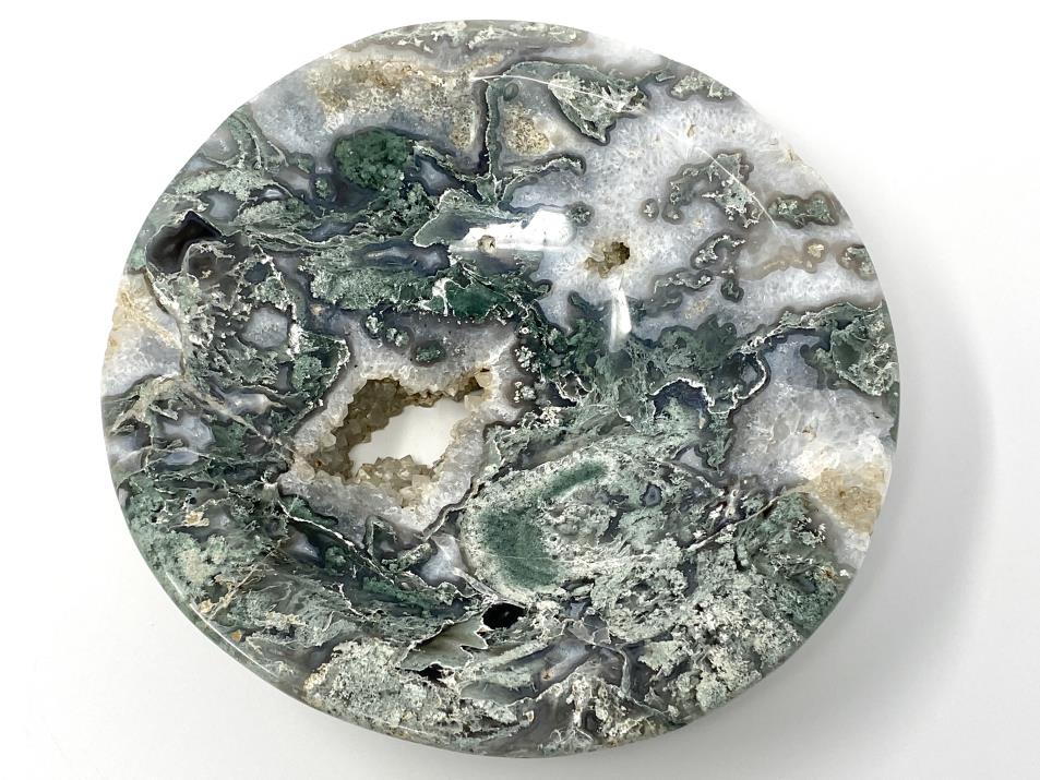 Moss Agate Crystal Bowl Large 20.5cm