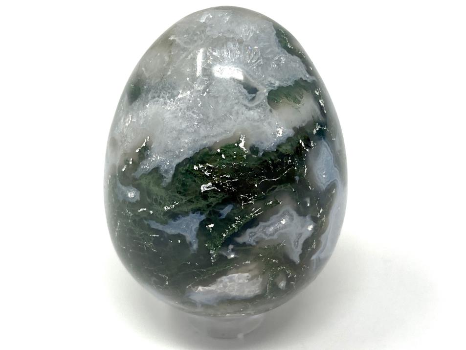 Moss Agate Crystal Egg 5.7cm