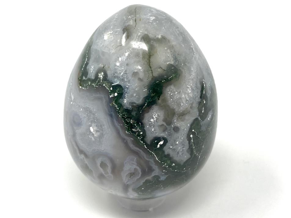 Moss Agate Crystal Egg 5.7cm