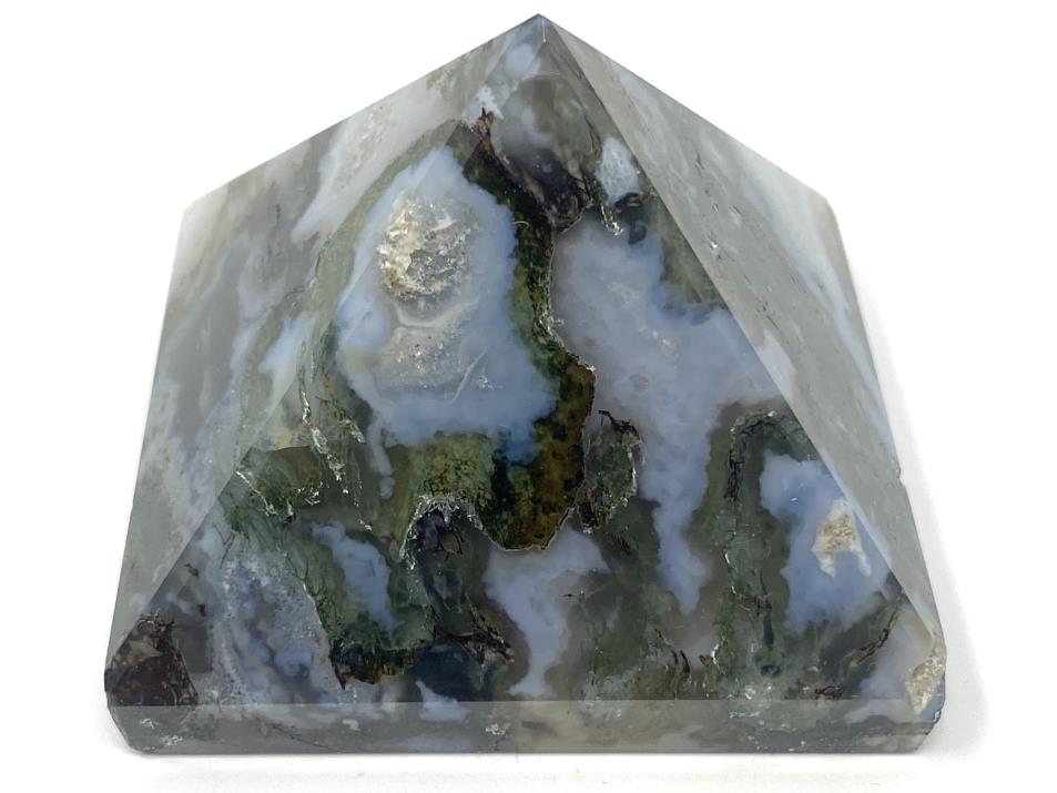 Moss Agate Crystal Pyramid 4.5cm