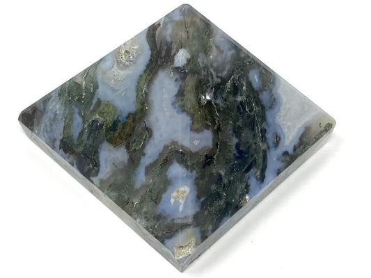 Moss Agate Crystal Pyramid 4.5cm