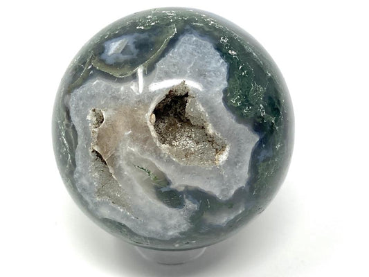 Moss Agate Crystal Sphere 4.5cm