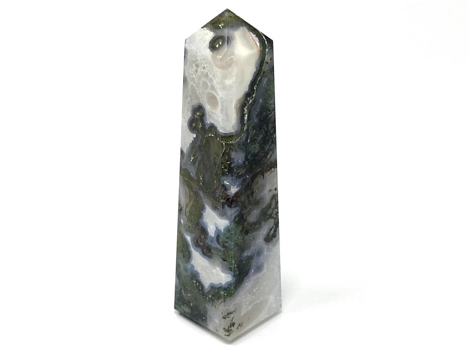 Moss Agate Crystal Tower 9.5cm