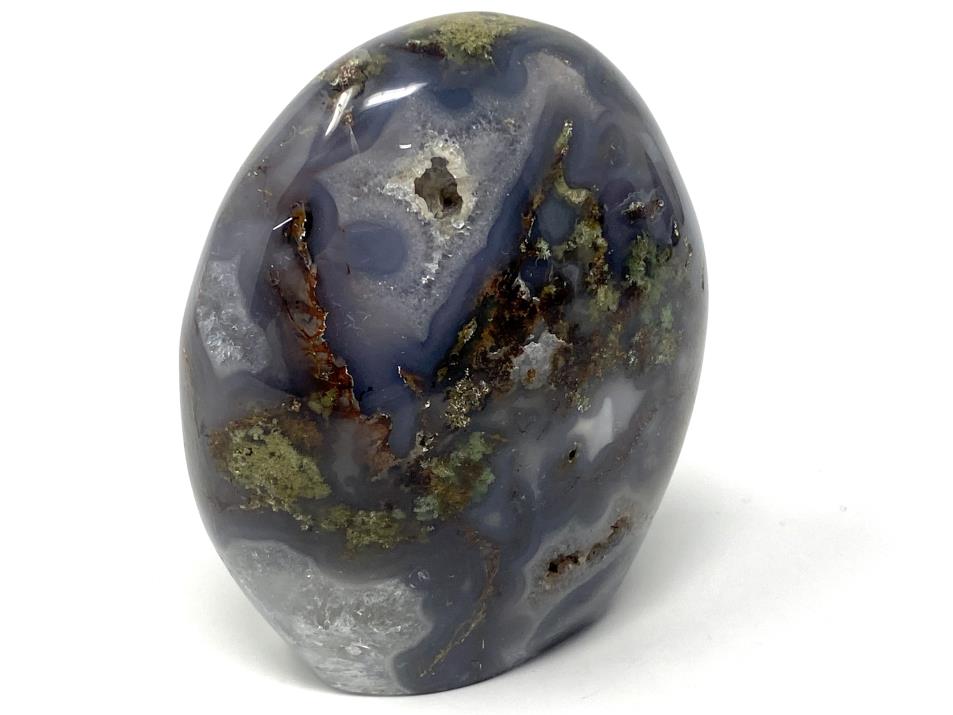 Druzy Moss Agate Crystal Freeform 8.9cm