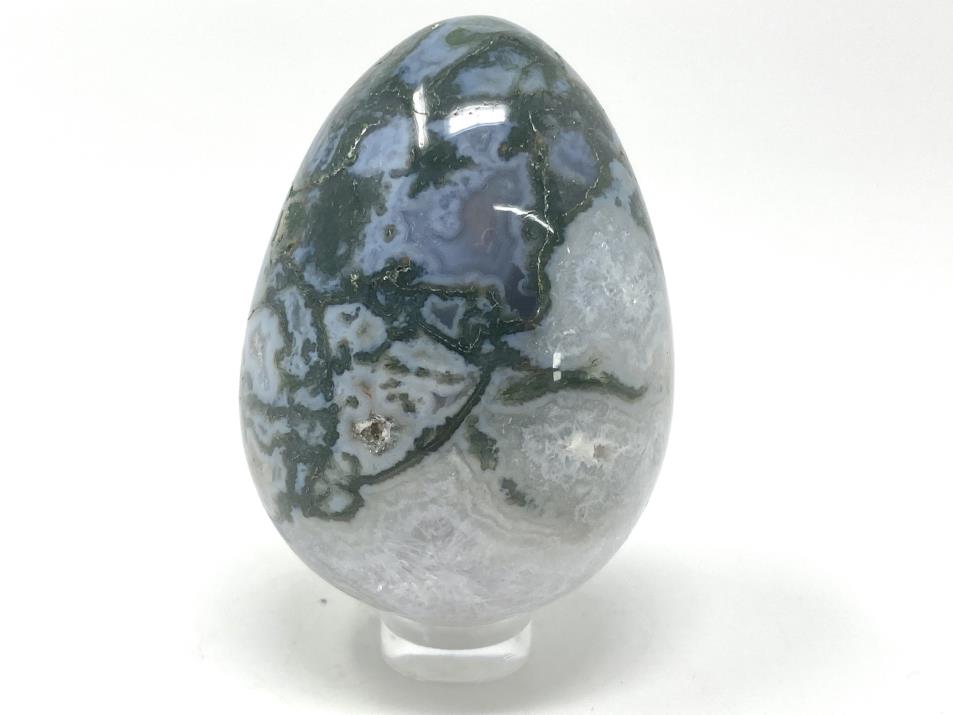 Moss Agate Crystal Egg 5.9cm