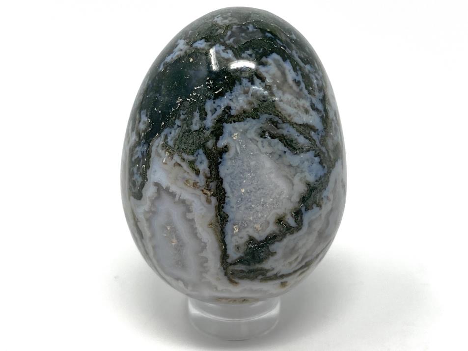 Moss Agate Crystal Egg 4.7cm