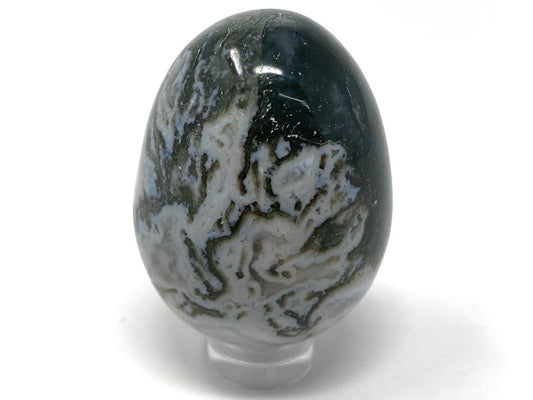 Moss Agate Crystal Egg 4.7cm