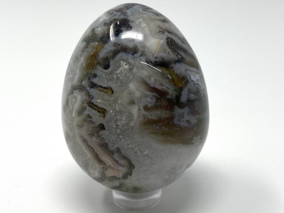 Moss Agate Crystal Egg 5.7cm