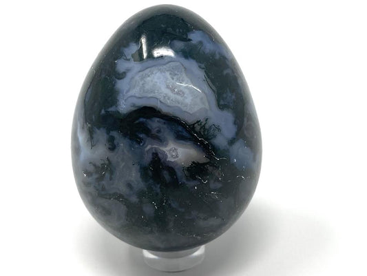 Moss Agate Crystal Egg 5.8cm