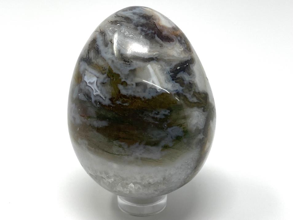 Moss Agate Crystal Egg 5.7cm