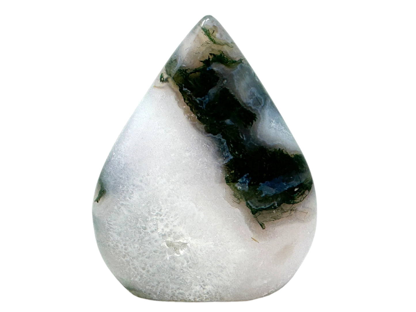 Moss Agate Crystal Freeform 9.9cm