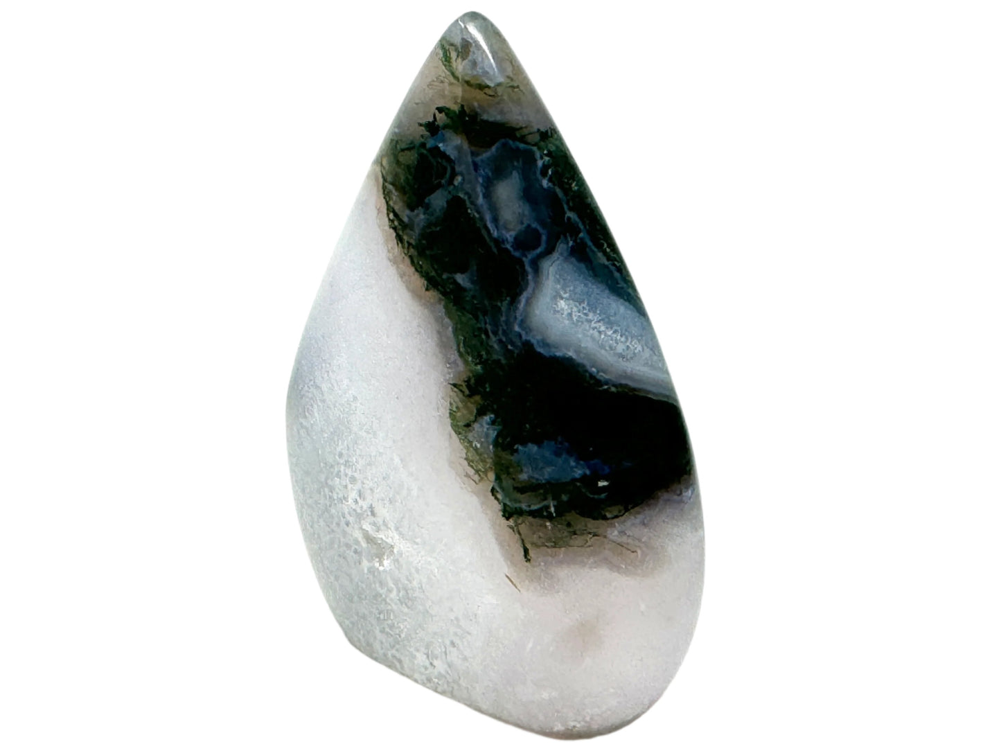 Moss Agate Crystal Freeform 9.9cm