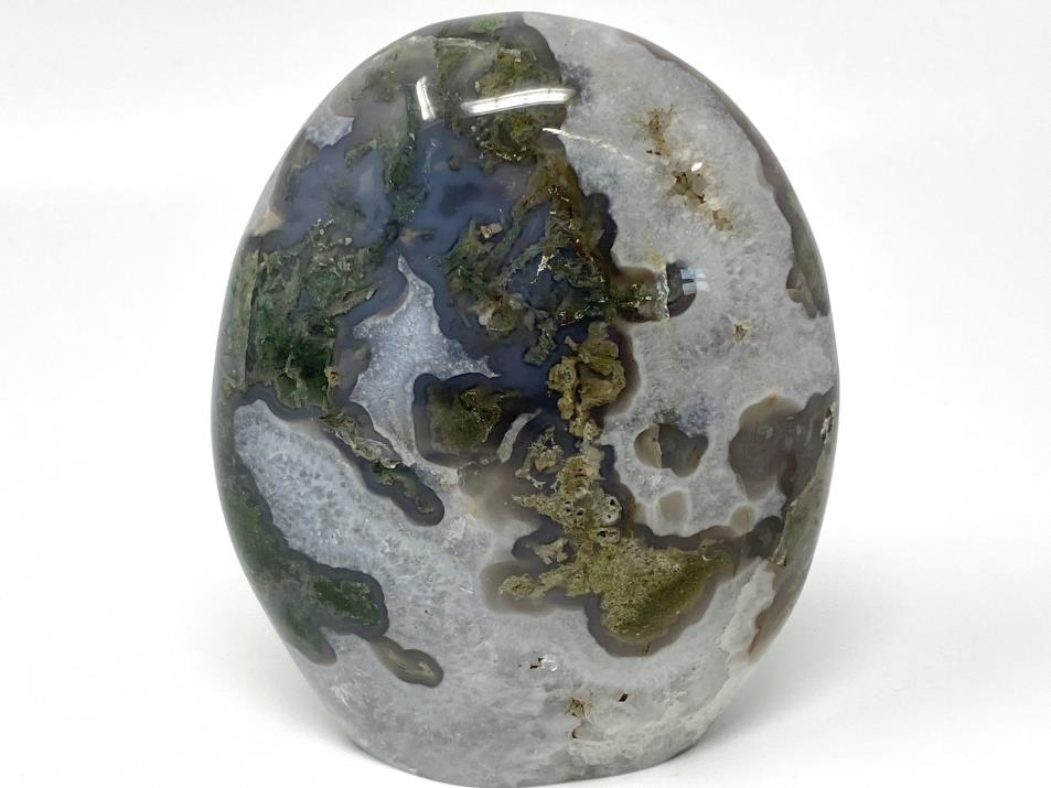 Moss Agate Crystal Freeform 11.5cm