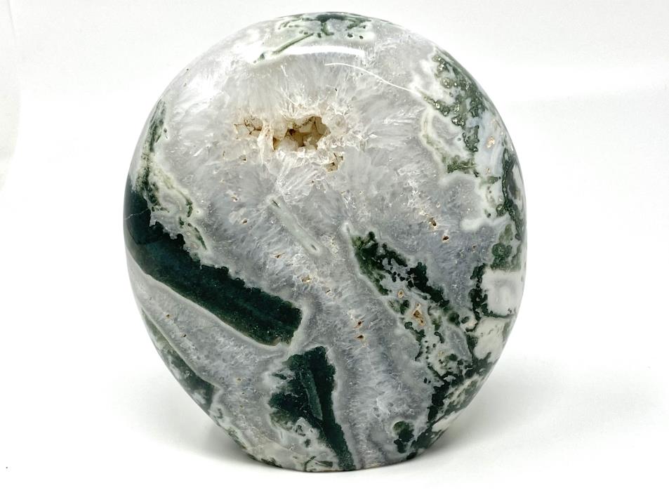 Moss Agate Crystal Freeform Large 14cm