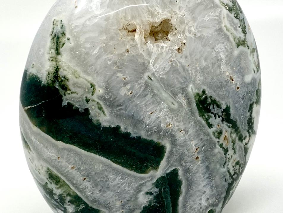 Moss Agate Crystal Freeform Large 14cm