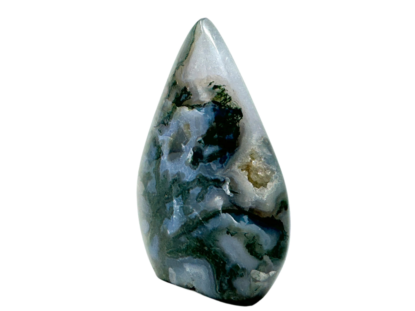 Moss Agate Crystal Freeform 8.6cm