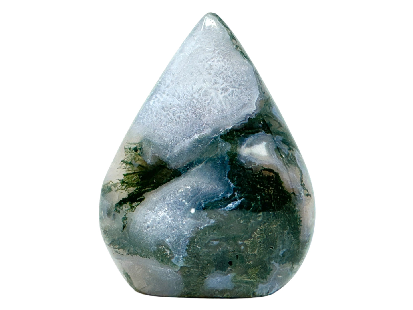 Moss Agate Crystal Freeform 8.6cm