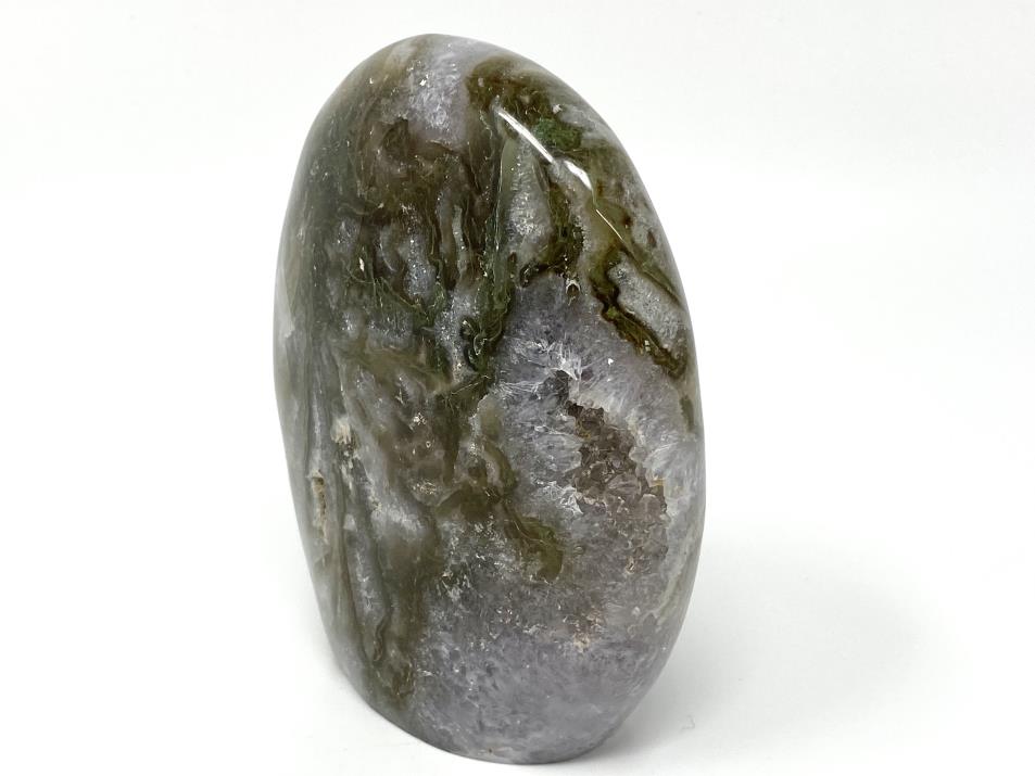 Druzy Moss Agate Crystal Freeform 12cm