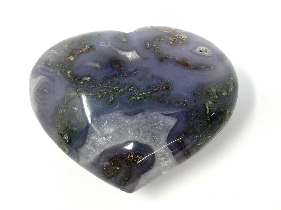 Quartz Agate Crystal Heart 7.2cm