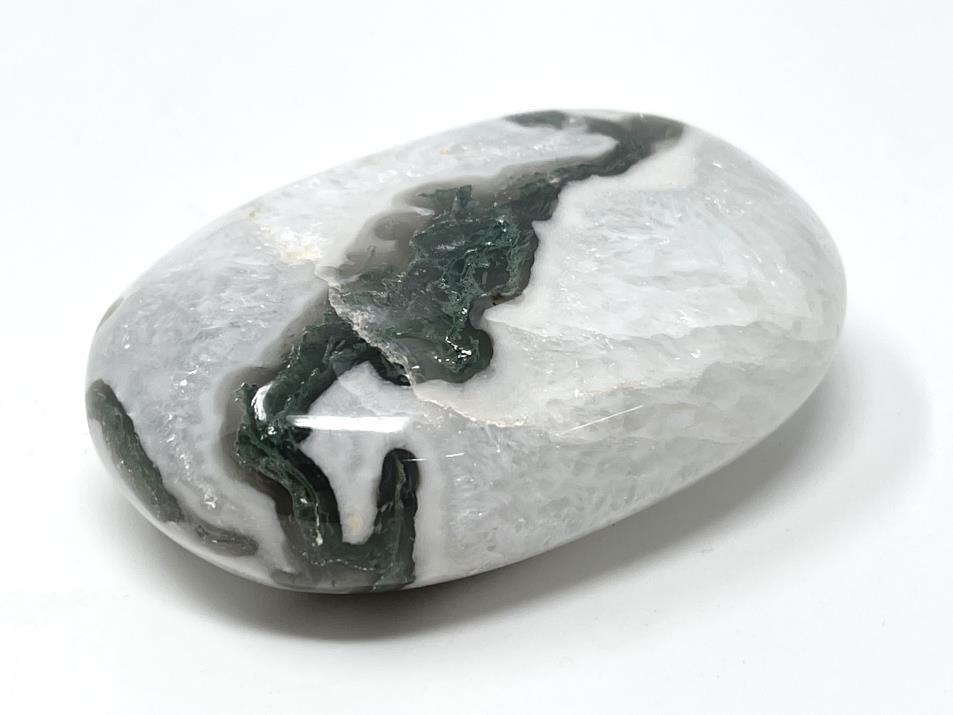 Moss Agate Crystal Pebble 6.5cm