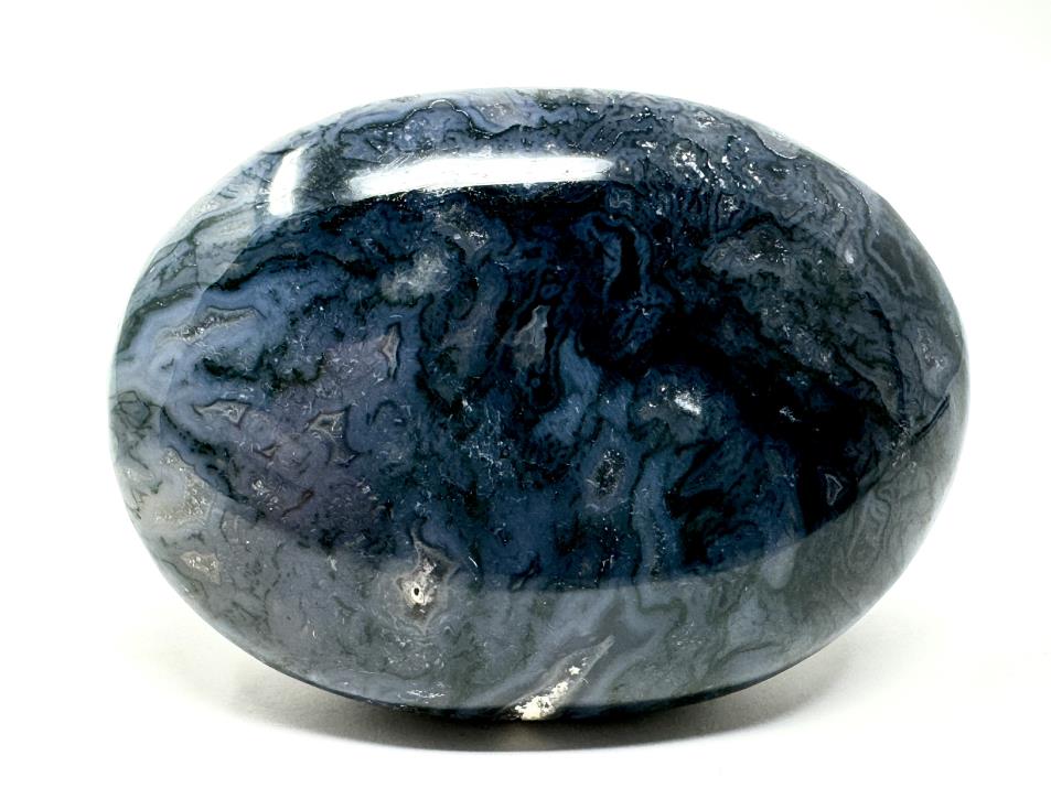 Moss Agate Crystal Pebble 5.8cm