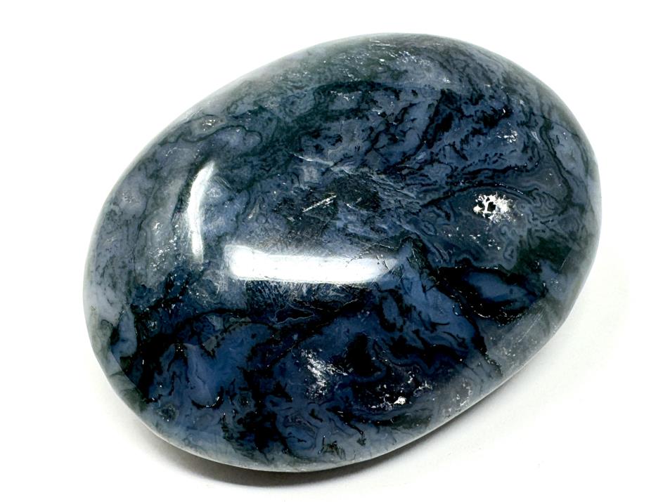 Moss Agate Crystal Pebble 5.8cm