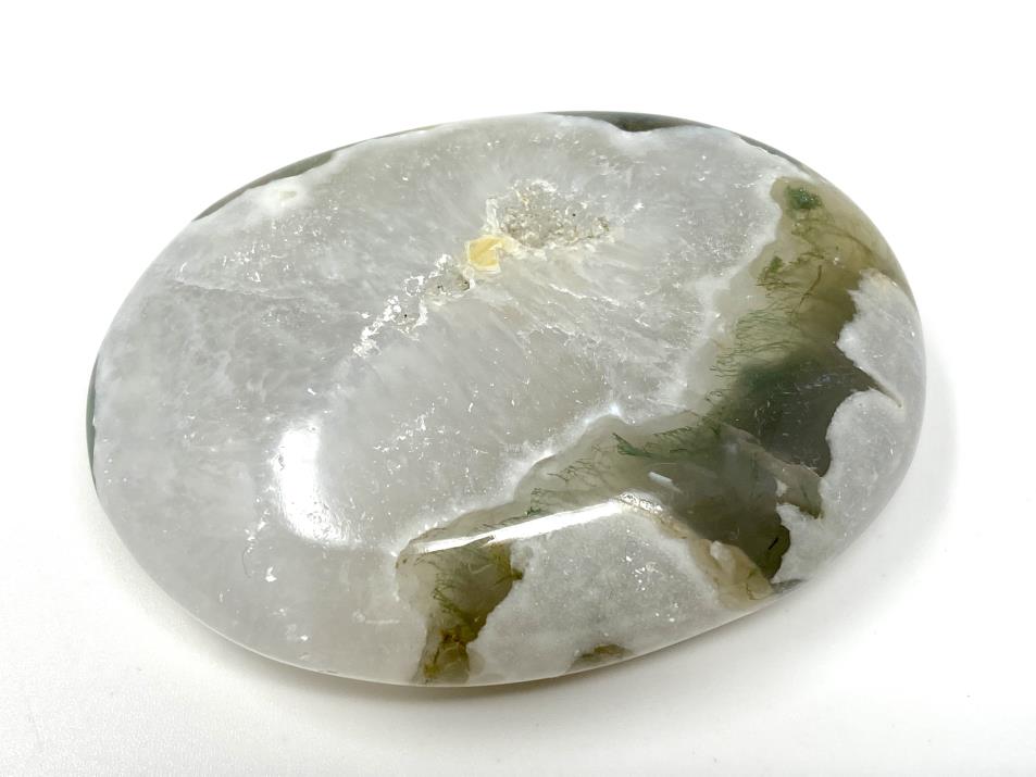 Moss Agate Crystal Pebble 6.8cm