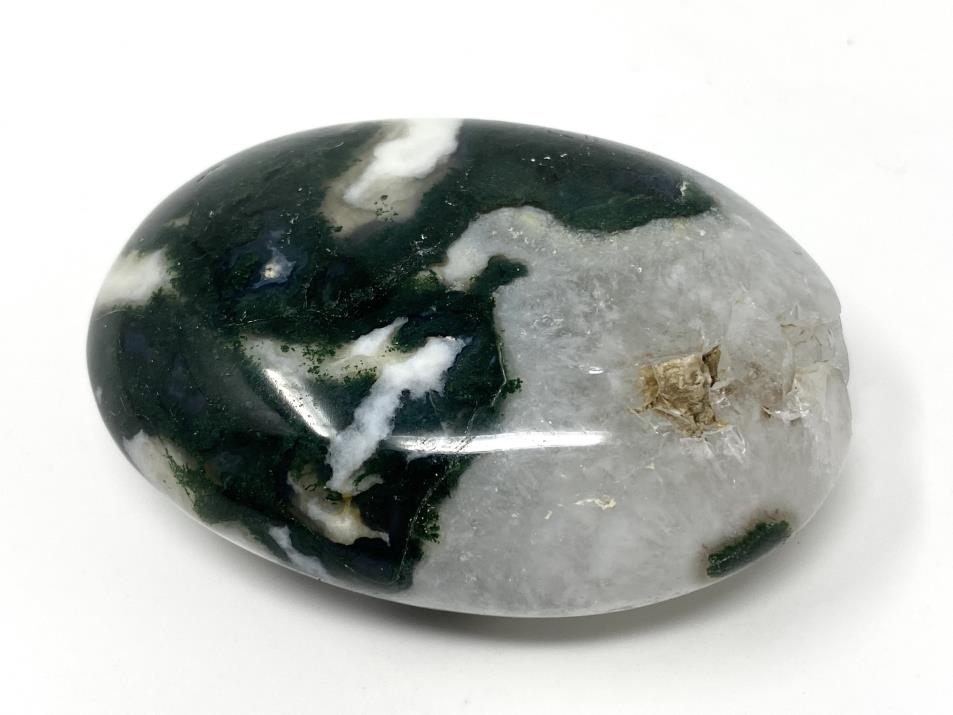 Moss Agate Crystal Pebble 6.5cm