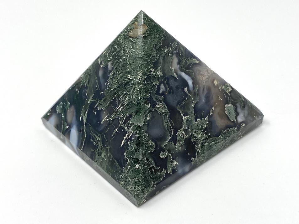 Moss Agate Crystal Pyramid 6.4cm