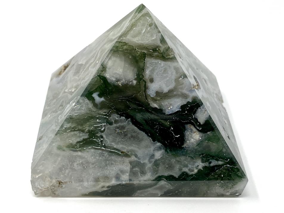 Moss Agate Crystal Pyramid 5.1cm