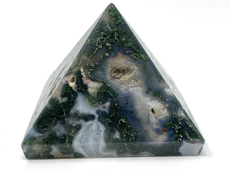 Moss Agate Crystal Pyramid 5.5cm