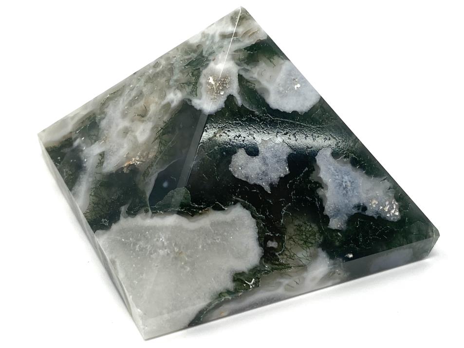 Moss Agate Crystal Pyramid 5.4cm