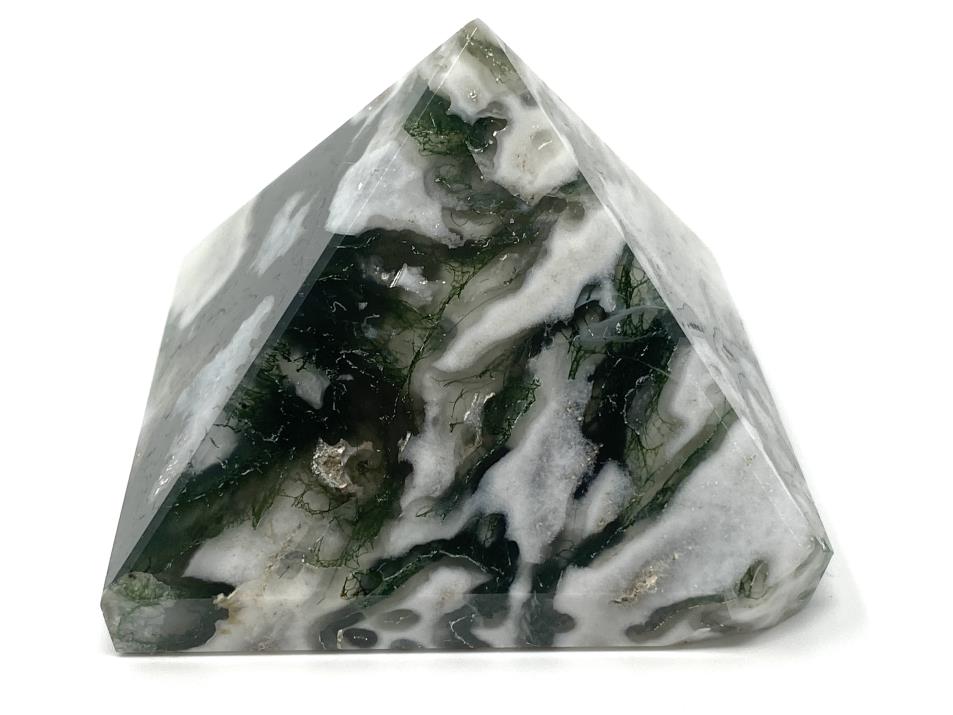 Moss Agate Crystal Pyramid 5.4cm