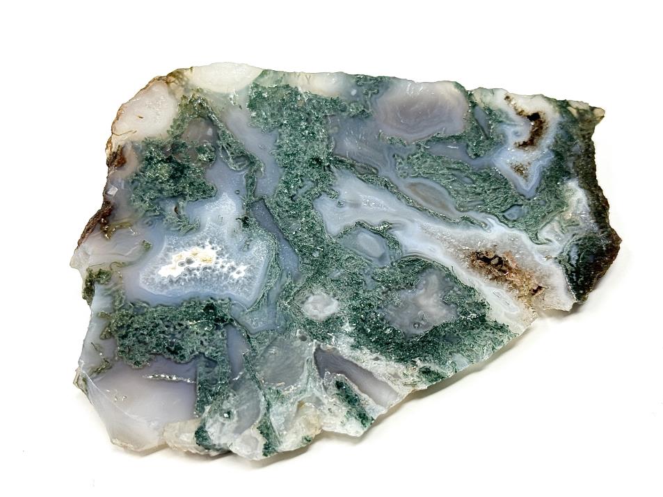 Moss Agate Crystal Slice 9.3cm