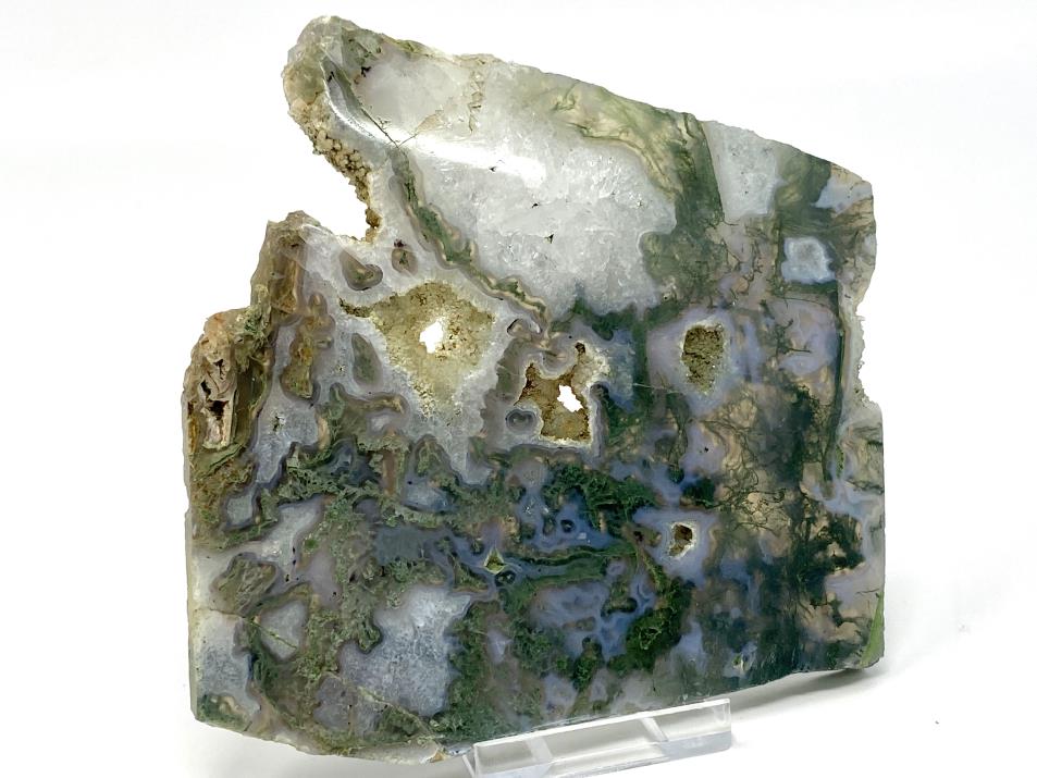 Moss Agate Crystal Slice 11.6cm