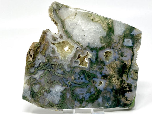 Moss Agate Crystal Slice 11.6cm